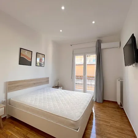 Wsd Cozy 2bd With Balcony Near Attiki Metro Apartment